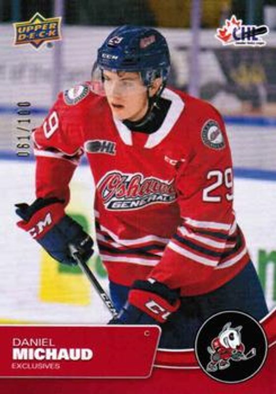 2021 Upper Deck CHL #23 Exclusives /100