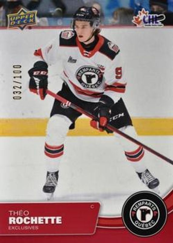 2021 Upper Deck CHL #24 Exclusives /100