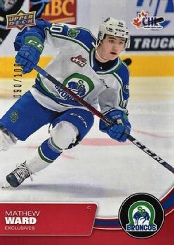 2021 Upper Deck CHL #202 Exclusives /100
