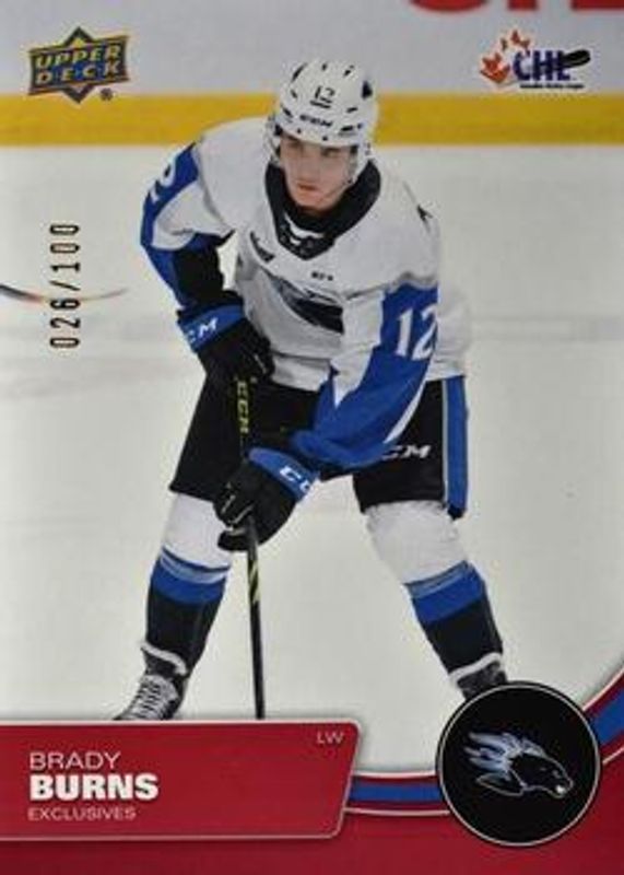 2021 Upper Deck CHL #11 Exclusives /100