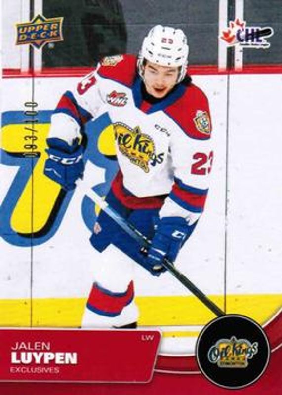 2021 Upper Deck CHL #19 Exclusives /100