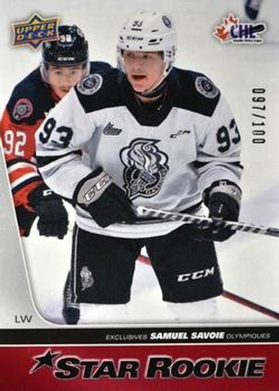2021 Upper Deck CHL #428 Exclusives /100