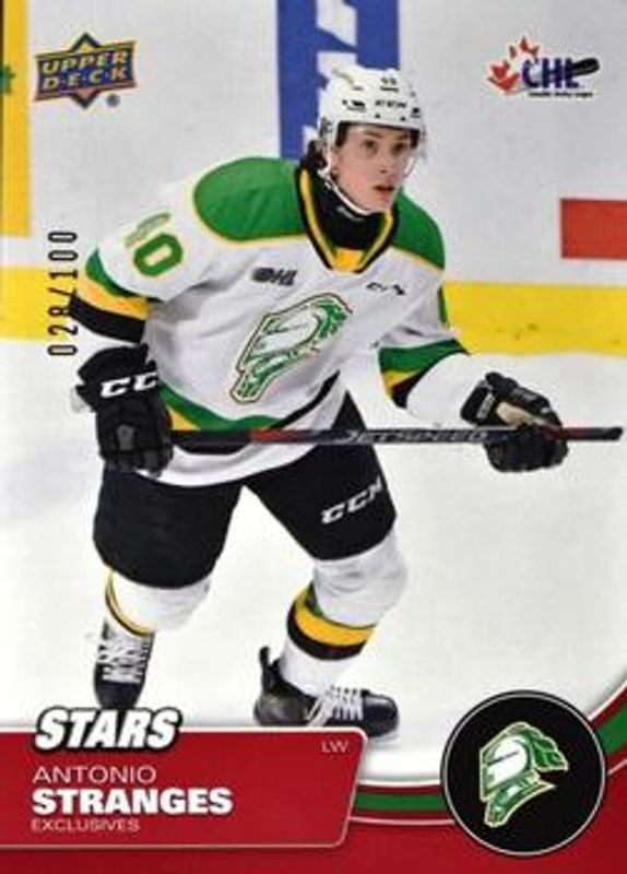 2021 Upper Deck CHL #325 Exclusives /100