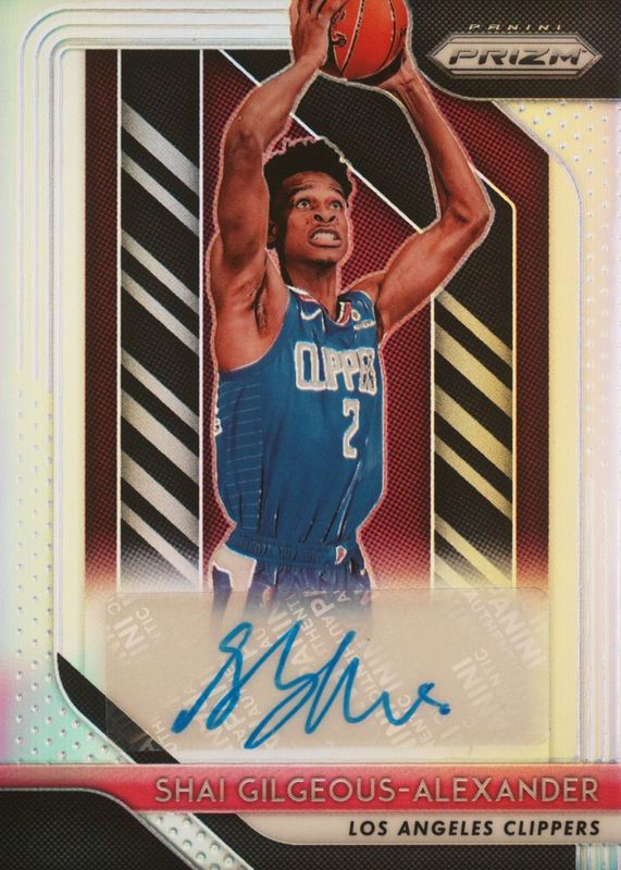 Shai Gilgeous-Alexander 2018 Prizm #RS-SGA Rookie Signatures - Silver BGS 9