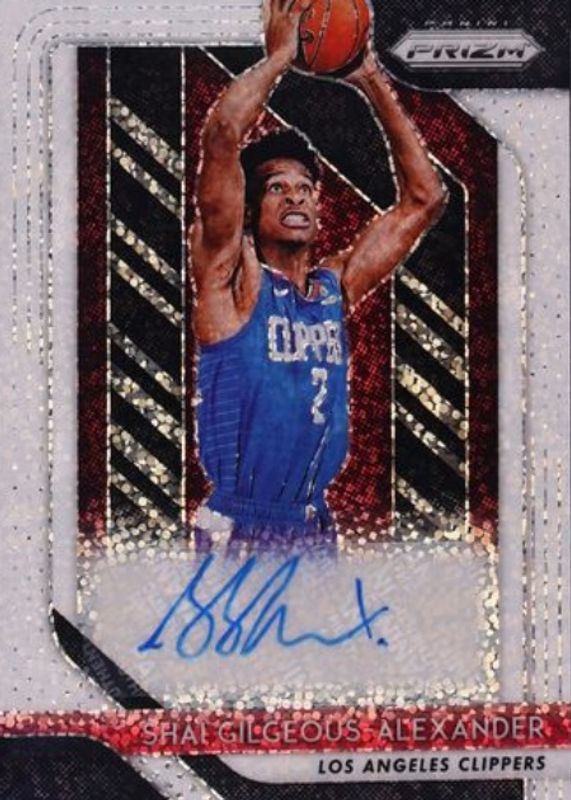 Shai Gilgeous-Alexander 2018 Prizm #RS-SGA Rookie Signatures - White ...
