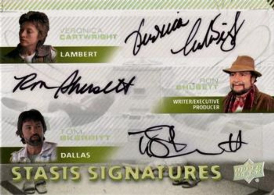 2017 Upper Deck Alien #SST3 Stasis Signatures Triple Autographs