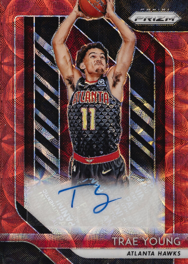 Trae Young 2018 Prizm #RS-TYG Rookie Signatures - Choice Price Guide ...