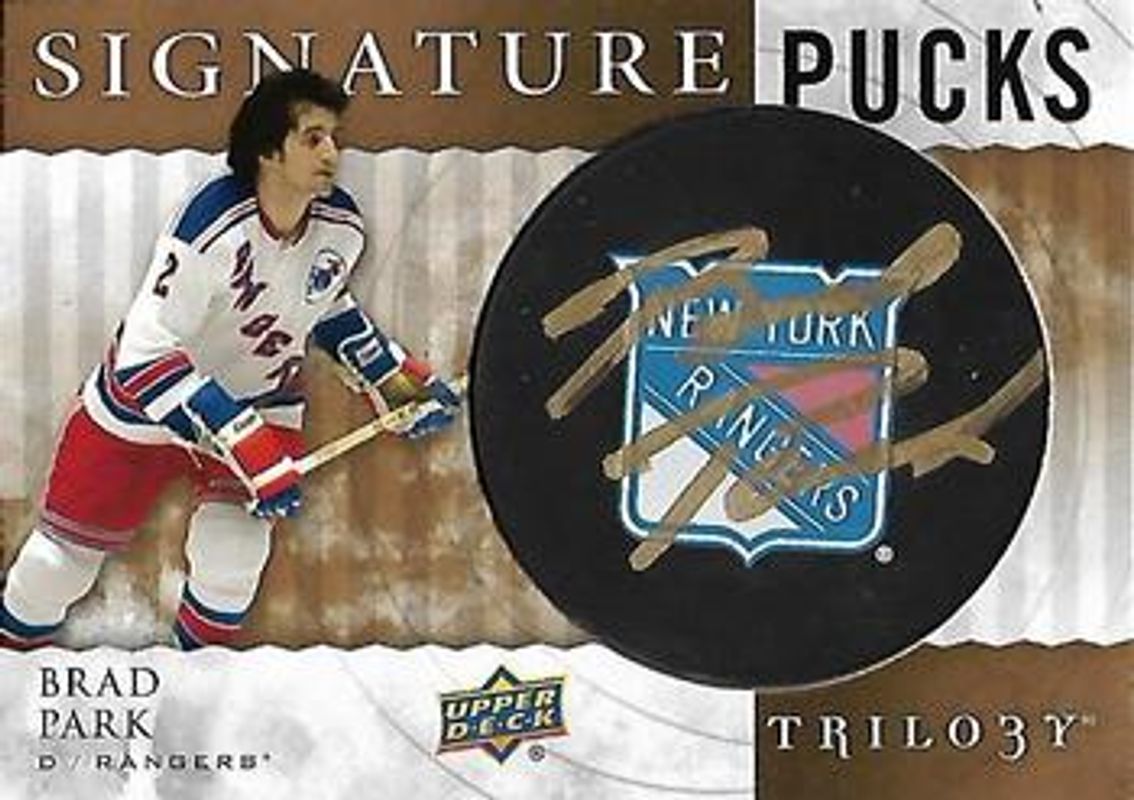 2014 Upper Deck Trilogy #SP-BP Signatures Pucks