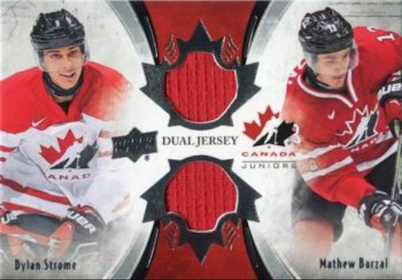 2016 Upper Deck Team Canada Juniors #TCD-BS Material Duos