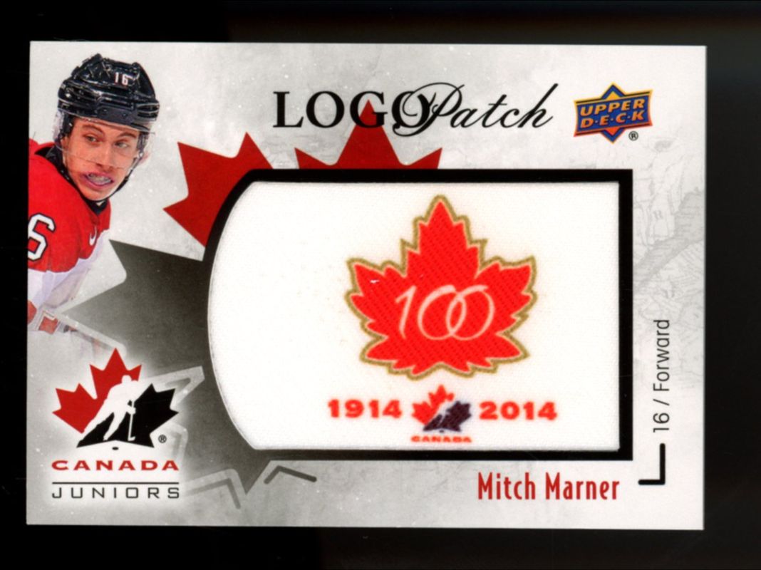 2016 Upper Deck Team Canada Juniors #LP-MM Manufactured Logo Patches 100 Years