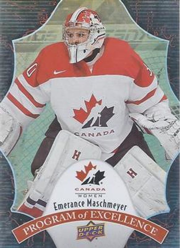 2016 Upper Deck Team Canada Juniors #POE-40 Program of Excellence Rainbow Gold