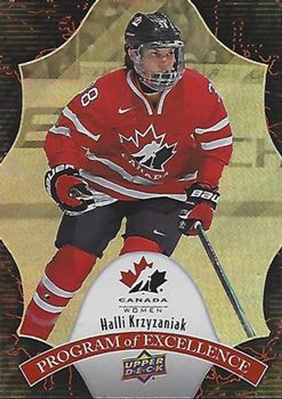 2016 Upper Deck Team Canada Juniors #POE-45 Program of Excellence Rainbow Gold