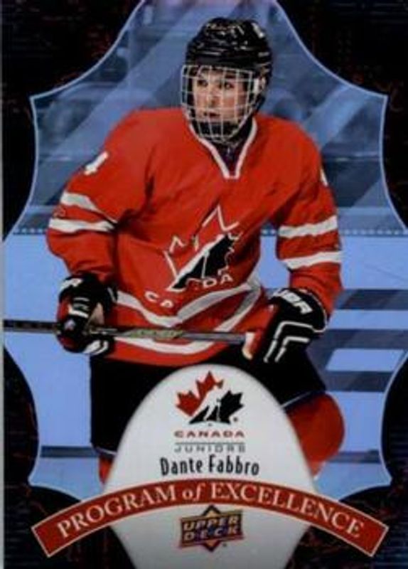 2016 Upper Deck Team Canada Juniors #POE-26 Program of Excellence