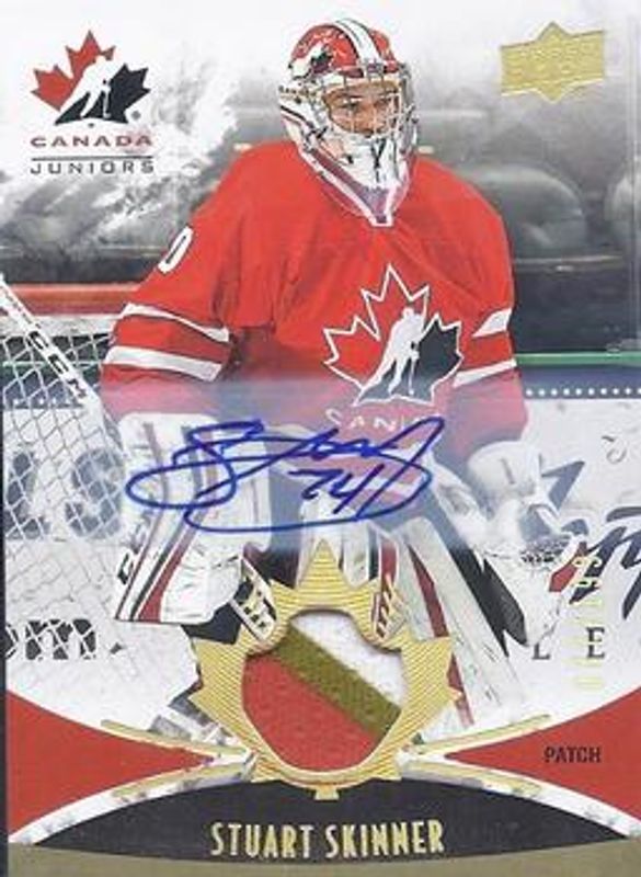 2016 Upper Deck Team Canada Juniors #139 Gold Spectrum Men's Autographs Patch /125