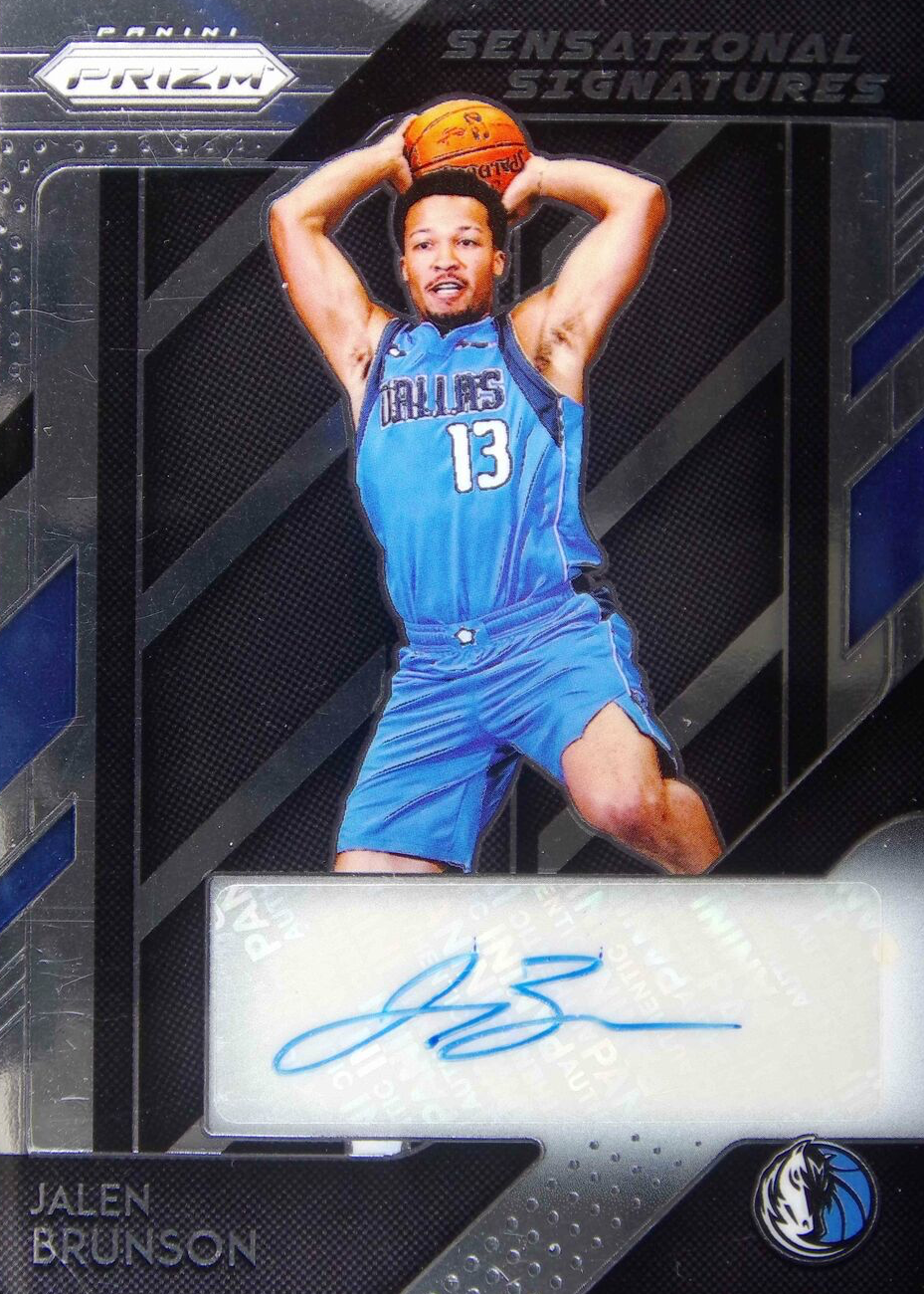Jalen Brunson 2018 Prizm #SS-JBR Sensational Signatures