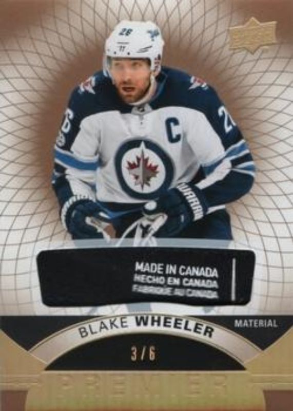 2017 Upper Deck Premier #14 Relics Neckline /6