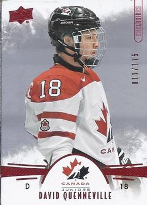 2016 Upper Deck Team Canada Juniors #54 Exclusives /175