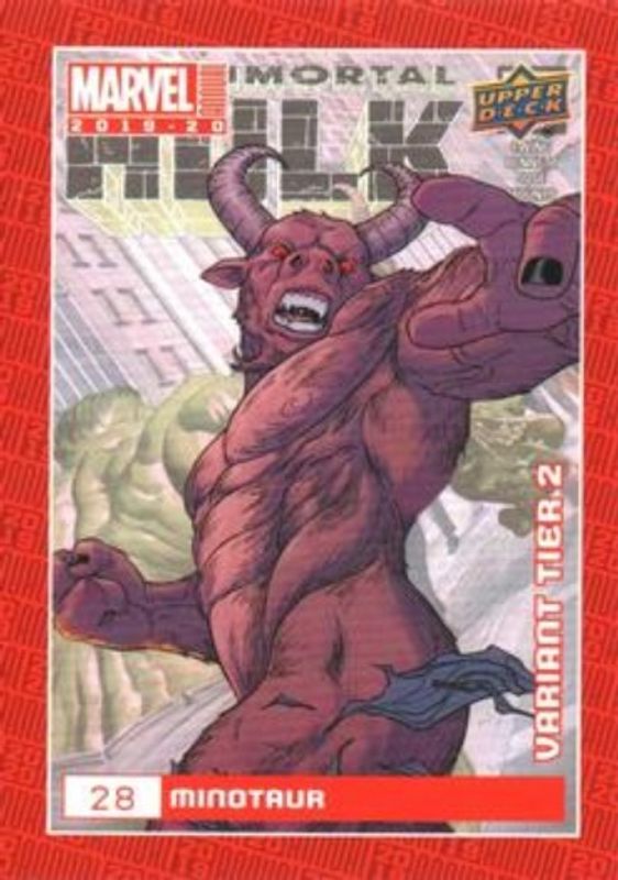 2019 Upper Deck Marvel Annual #28 Variant Cover