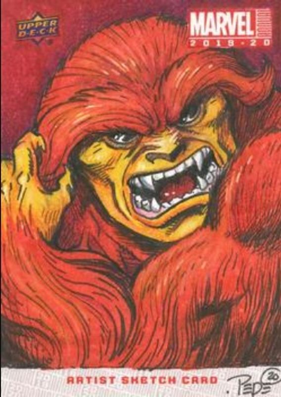 2019 Upper Deck Marvel Annual Sketch Artists