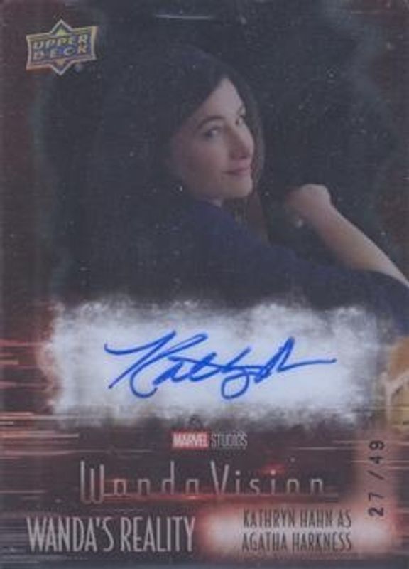 2023 Upper Deck Wandavision #PA-KH Wanda’s Reality Autographed Plexi /25