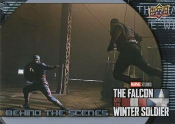 2022 Upper Deck The Falcon and The Winter Soldier #BS-10 Behind the Scenes