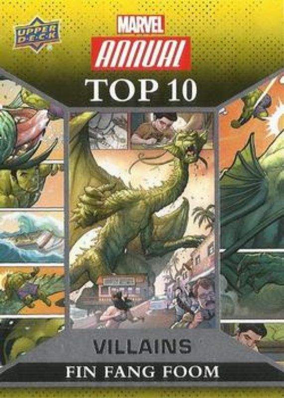 2020 Upper Deck Marvel Annual #TV-6 Top 10 Villains