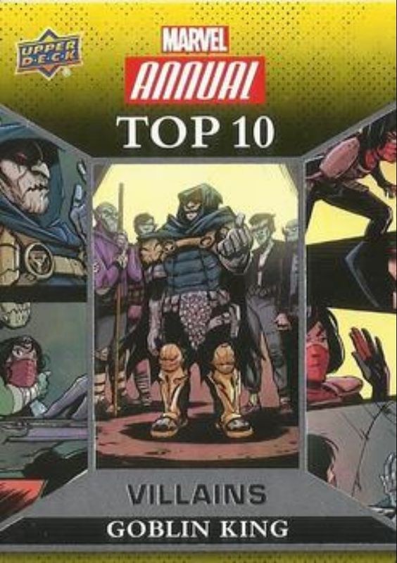 2020 Upper Deck Marvel Annual #TV-7 Top 10 Villains