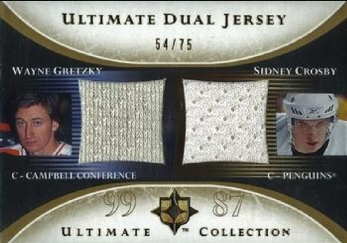 2005 Upper Deck Ultimate Collection #DJ-GC Jerseys Dual /75
