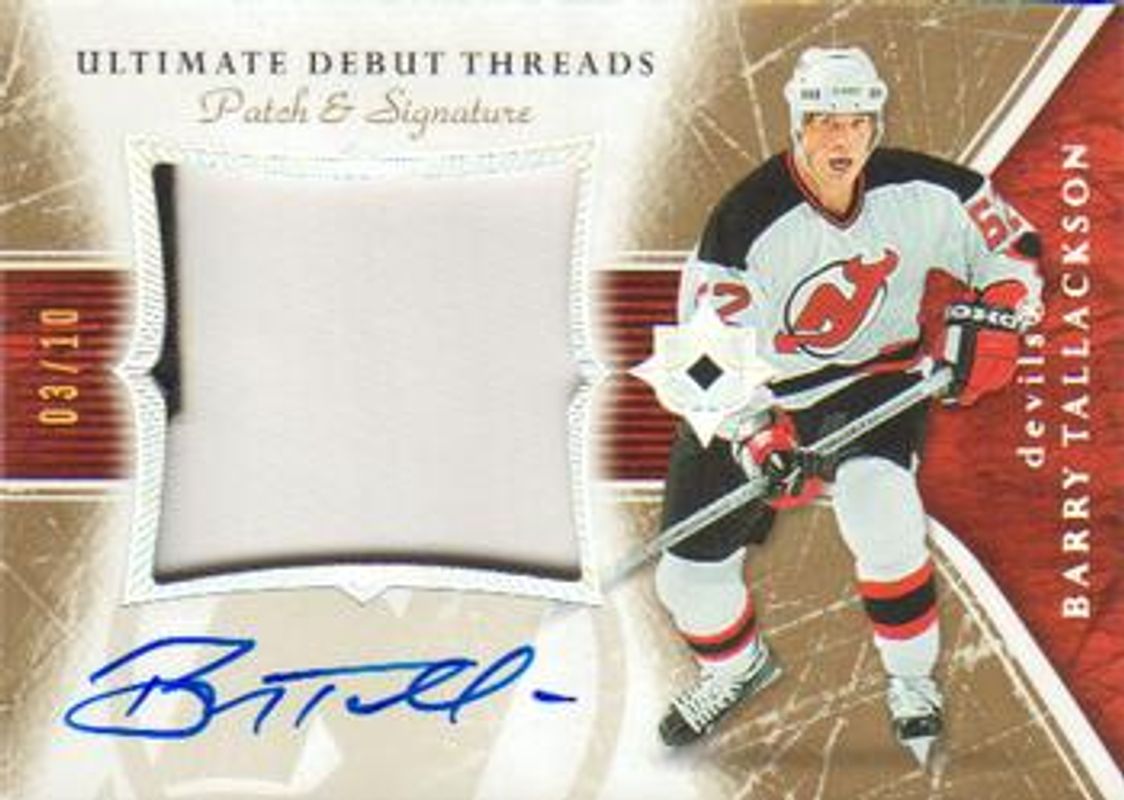 2005 Upper Deck Ultimate Collection #DAP-BT Ultimate Debut Threads Patches Autographs /10