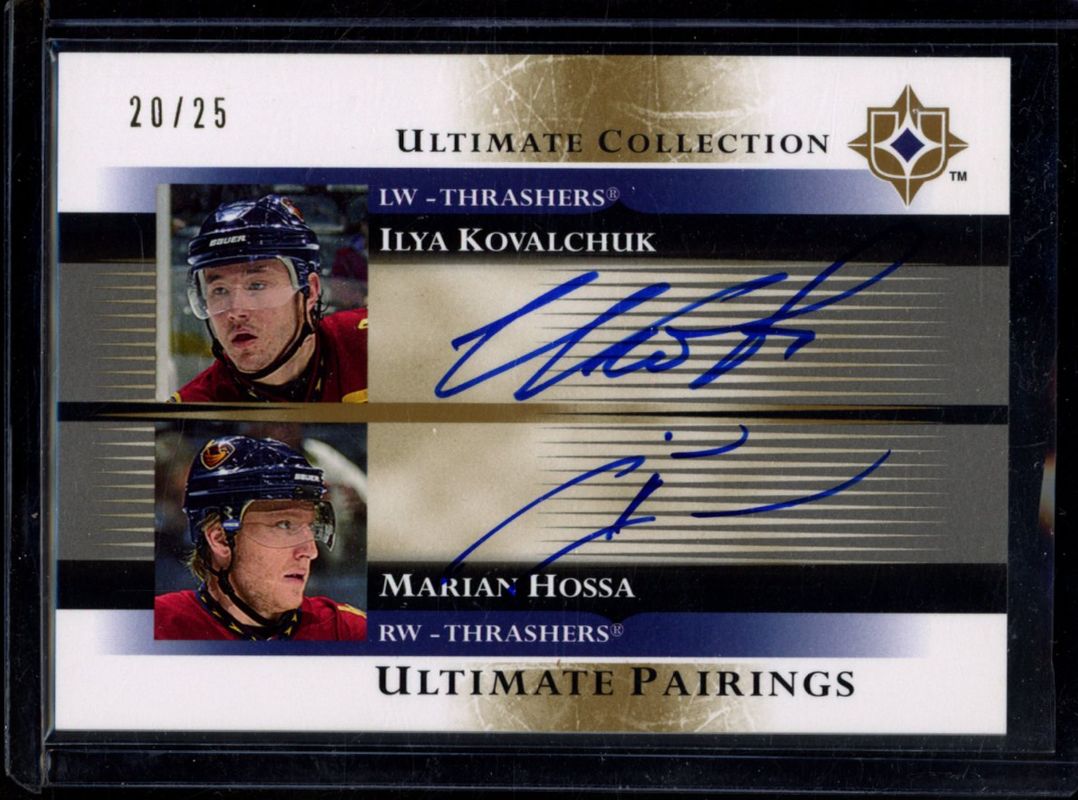 2005 Upper Deck Ultimate Collection #UP-KH Ultimate Signatures Pairings /25