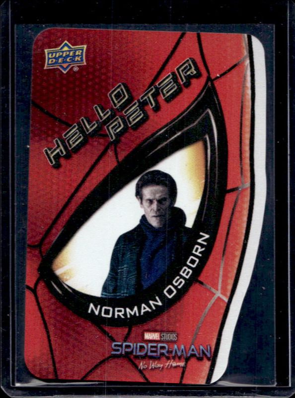 2023 Upper Deck Spider-Man: No Way Home #HP-9 “Hello Peter” Metal