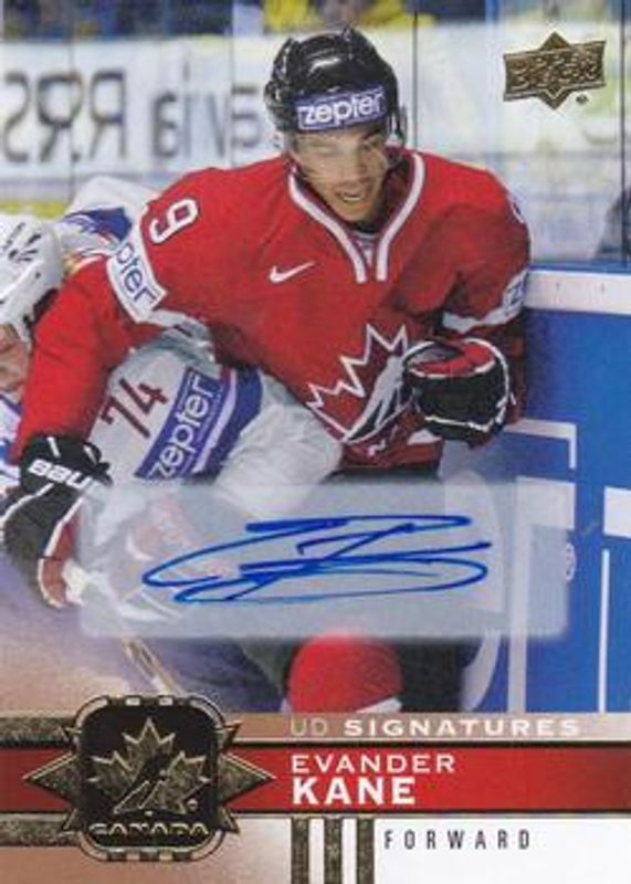 2017 Upper Deck Team Canada #40 Gold Foil Signatures