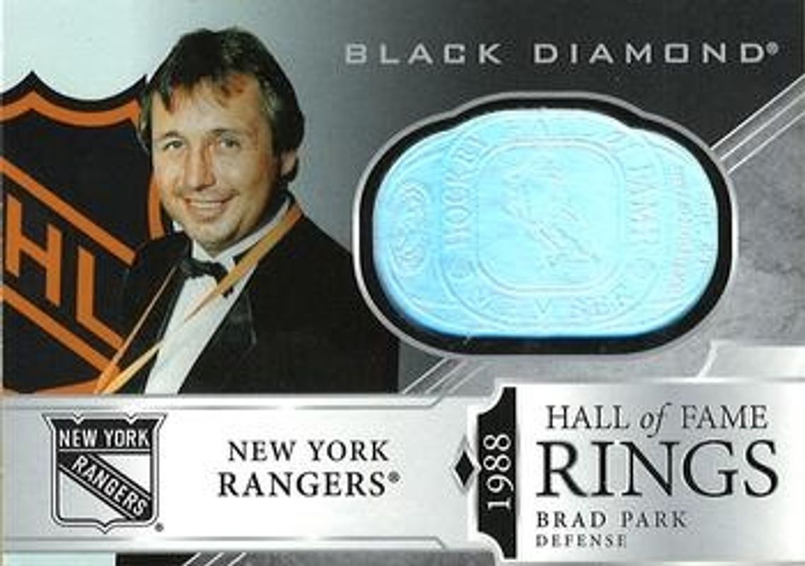 2019 Upper Deck Black Diamond #HR-BP Hall of Fame Rings