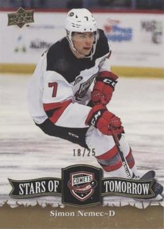 2022 Upper Deck AHL #ST-2 Stars of Tomorrow - Gold /25