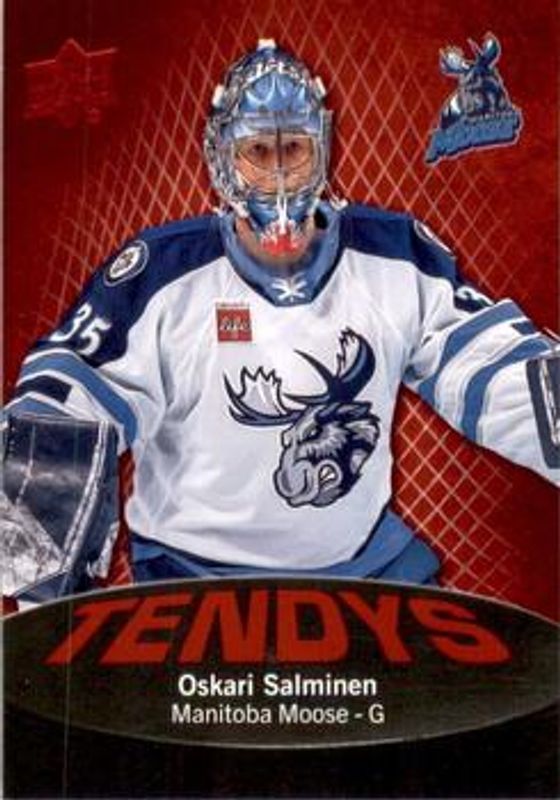 2022 Upper Deck AHL #T-1 Tendys - Red