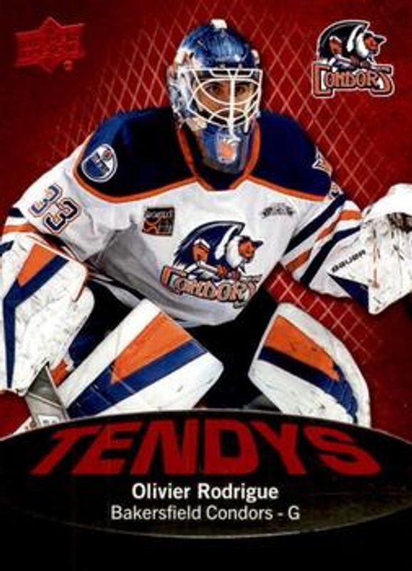 2022 Upper Deck AHL #T-10 Tendys - Red