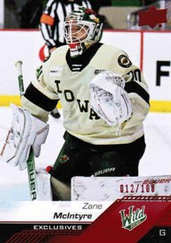 2022 Upper Deck AHL #54 Exclusives /100