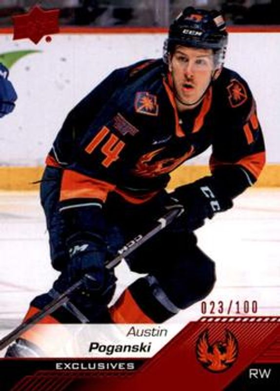 2022 Upper Deck AHL #97 Exclusives /100