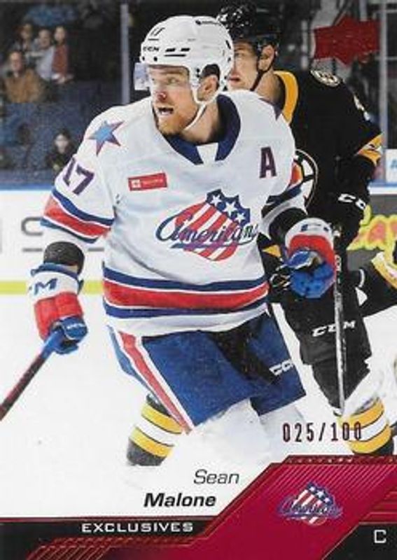 2022 Upper Deck AHL #15 Exclusives /100