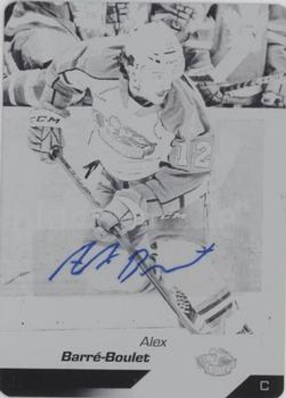 2022 Upper Deck AHL #8 Printing Plates - Black /1