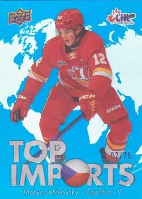 2022 Upper Deck CHL #TI-8 Top Imports - Blue /25