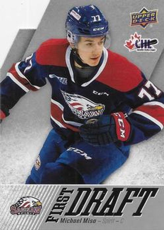 2022 Upper Deck CHL #FD-1 First Draft