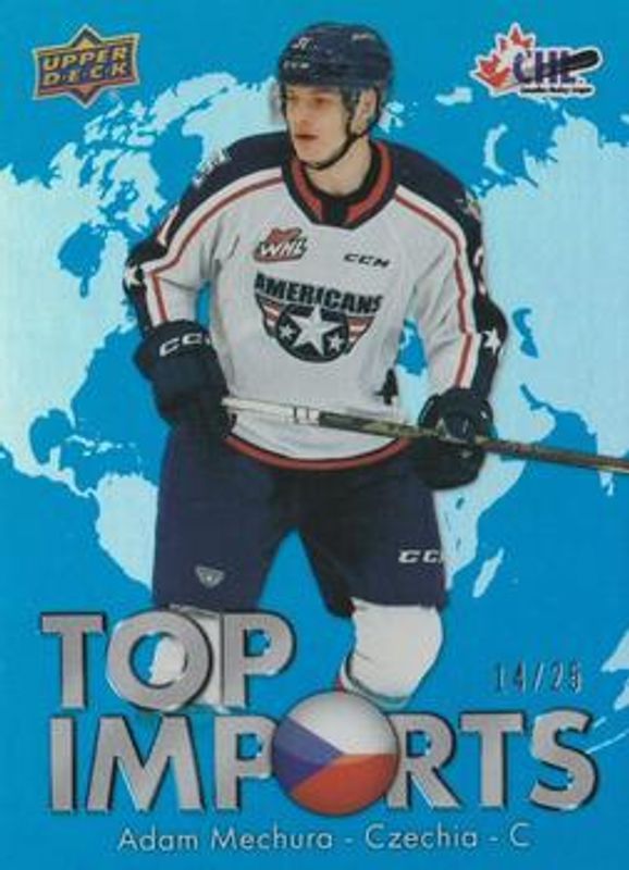 2022 Upper Deck CHL #TI-4 Top Imports - Blue /25