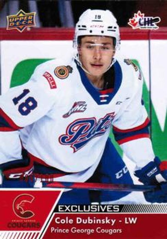 2022 Upper Deck CHL #43 Exclusives /100