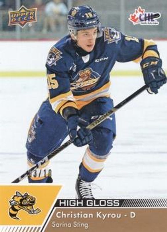 2022 Upper Deck CHL #7 High Gloss /10