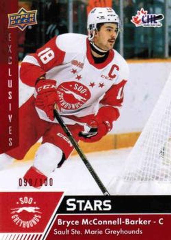 2022 Upper Deck CHL #334 Exclusives /100