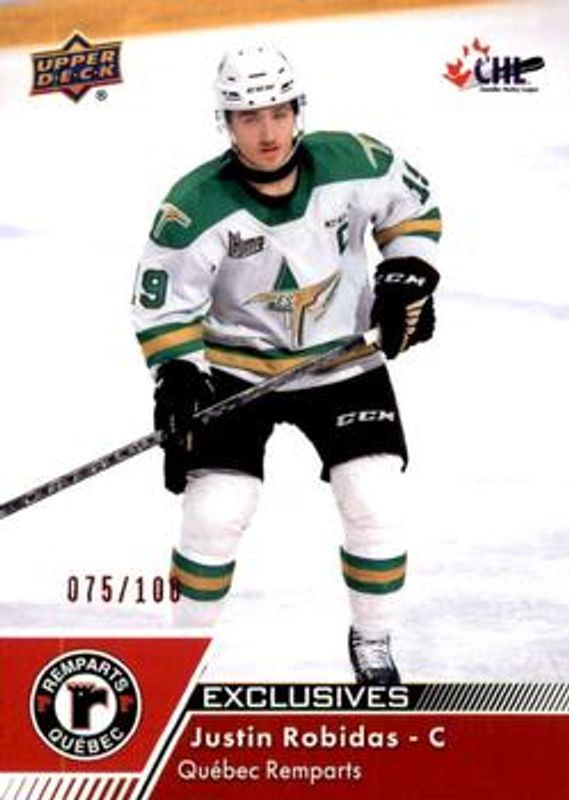 2022 Upper Deck CHL #21 Exclusives /100