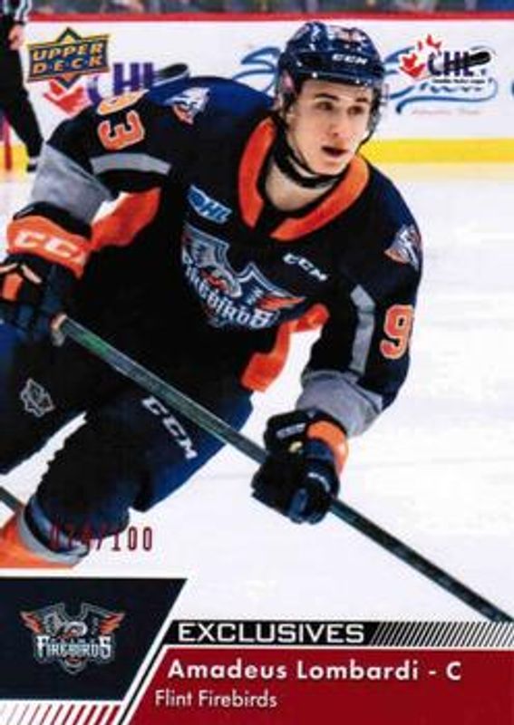 2022 Upper Deck CHL #9 Exclusives /100