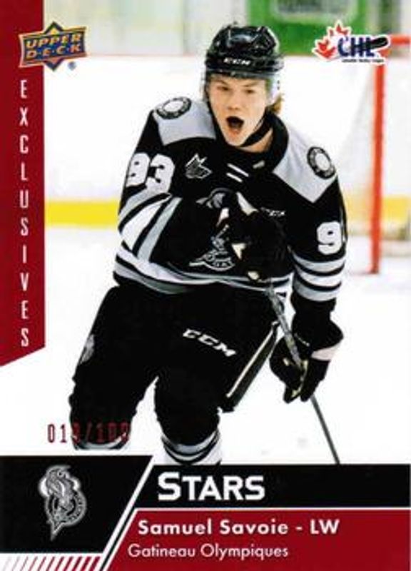 2022 Upper Deck CHL #343 Exclusives /100