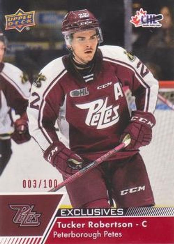 2022 Upper Deck CHL #121 Exclusives /100